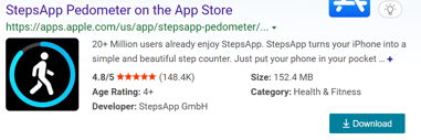 StepsApp Pedometer